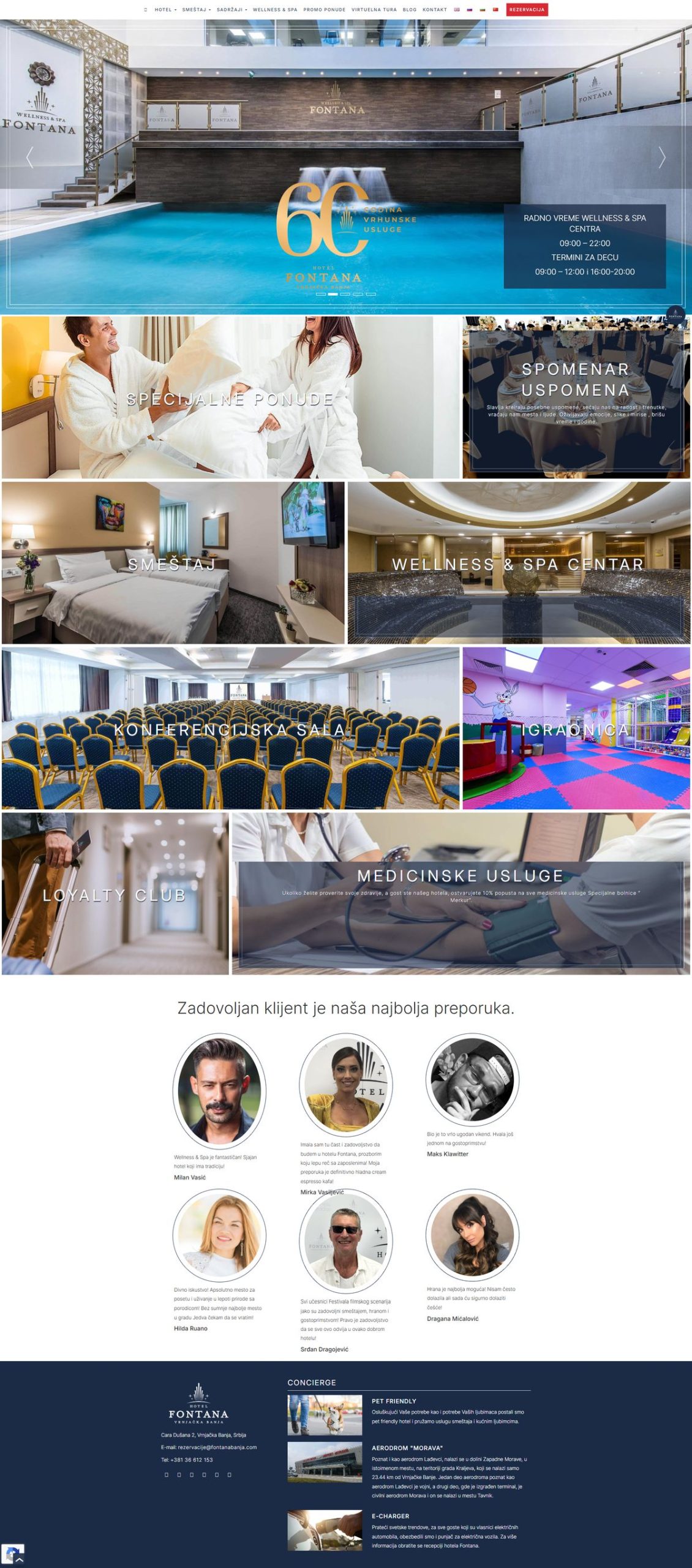 Sajt Hotel Fontana