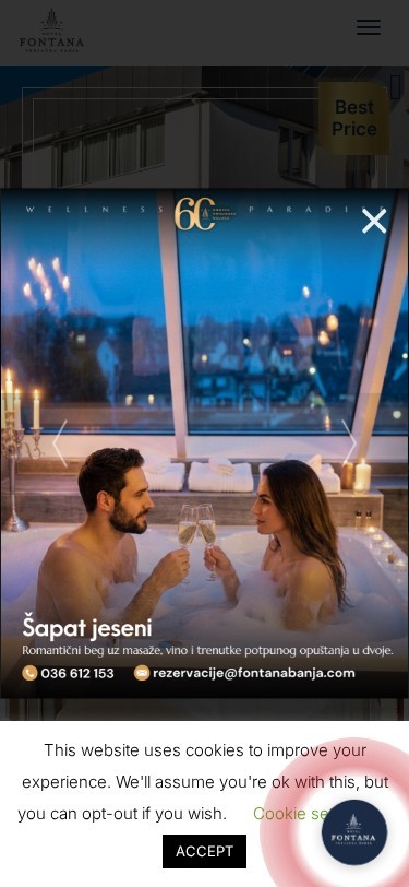 Hotel Fontana — izgled na telefonu