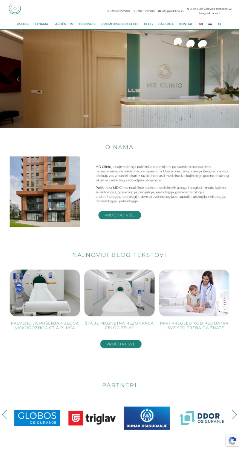 Sajt MD Clinic