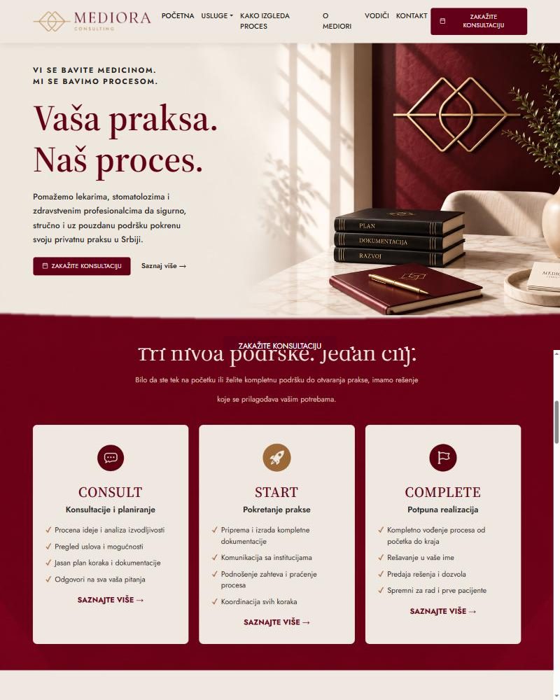 Sajt Mediora Consulting